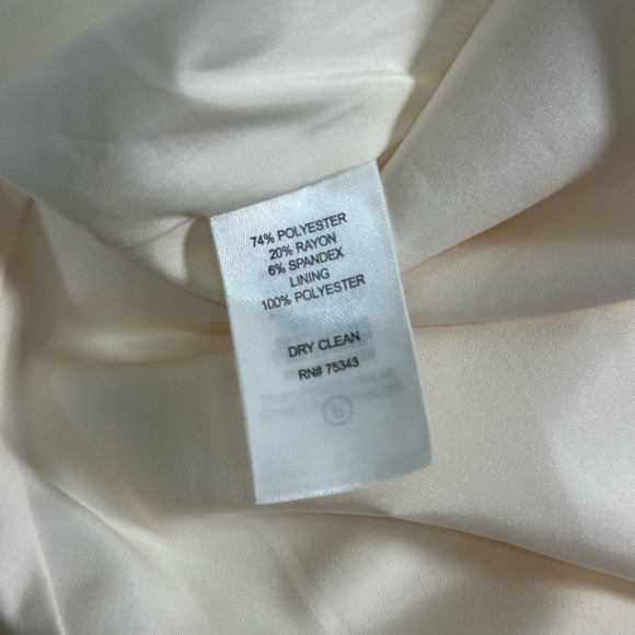 Saint Tropez West Women’s Cream Skater Skirt Size 12 - Picture 8 of 10